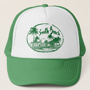 GORRA DE CAMIONERO JUEGO DE SOL DE LA PLAYA SUR DE MIAMI