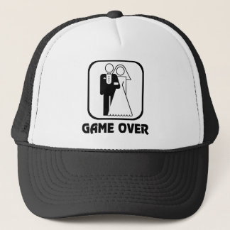 Gorra De Camionero Juego del símbolo de la boda encima