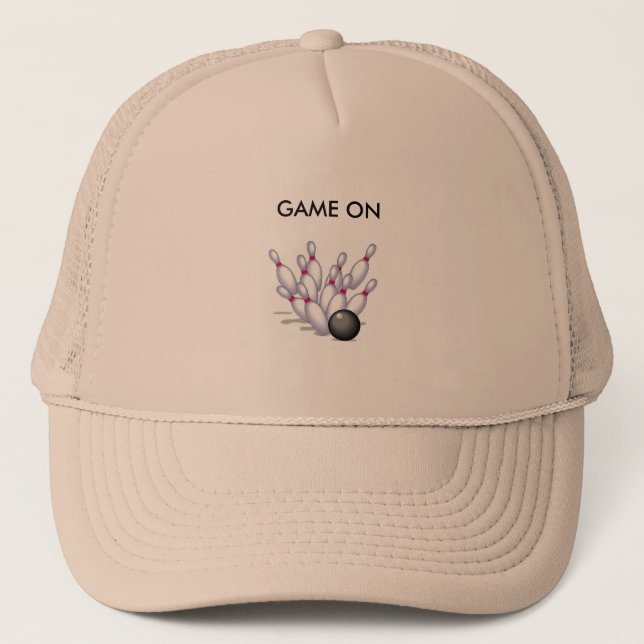 Gorra De Camionero JUEGO EN bolos (Anverso)