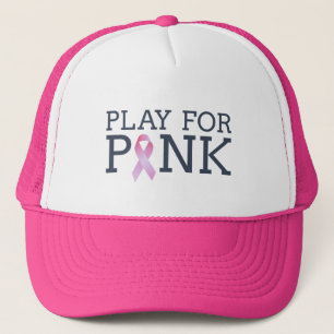 Gorra De Camionero Juego Para Concienciar Sobre El Cáncer De Mama Ro