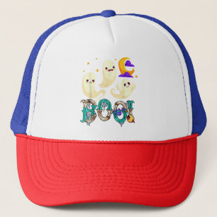 Gorra De Camionero Juegos de Halloween Skeleton Alarmante Niños de ju