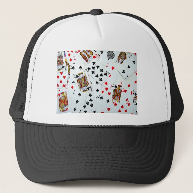 Gorra De Camionero Juegos de naipe (Anverso)