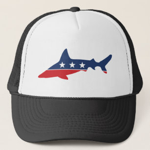 Gorra De Camionero Juerguista - tiburón