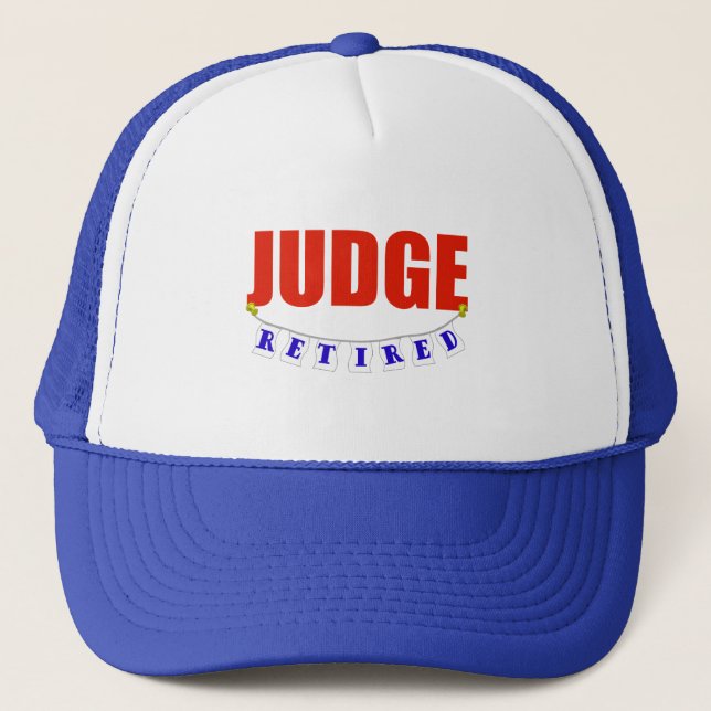 GORRA DE CAMIONERO JUEZ JUBILADO (Anverso)