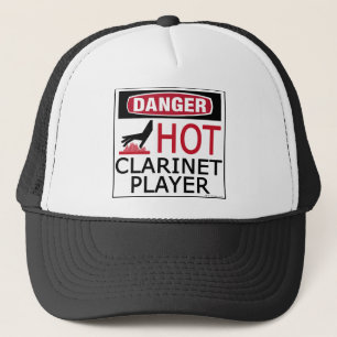 Gorra De Camionero Jugador caliente del Clarinet