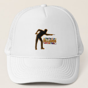 GORRA DE CAMIONERO JUGADOR DE BILLARES DEL ORO