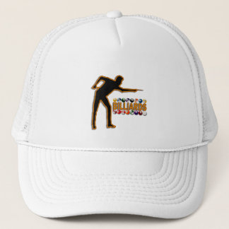 GORRA DE CAMIONERO JUGADOR DE BILLARES DEL ORO