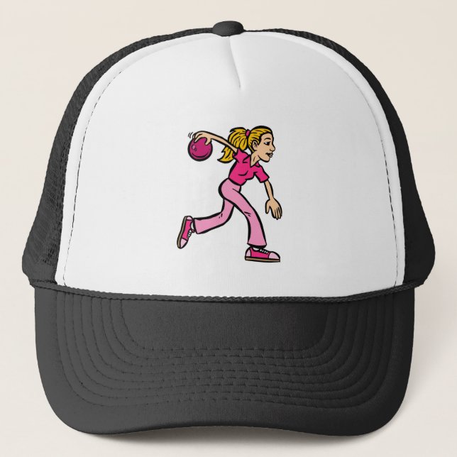Gorra De Camionero Jugador de bolos (Anverso)