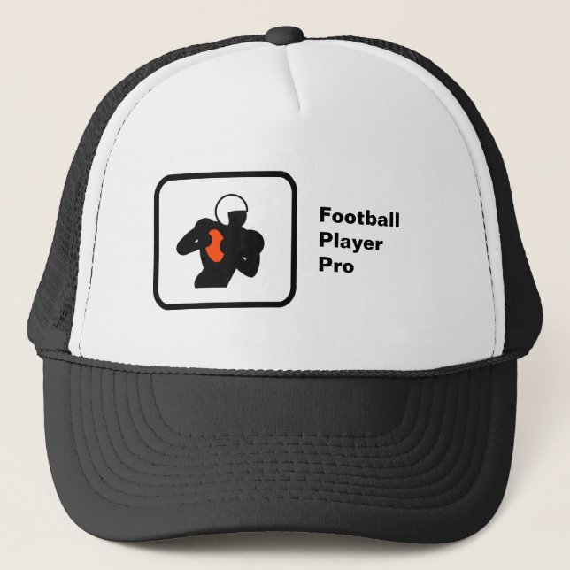 Gorra De Camionero Jugador de fútbol pro (Anverso)