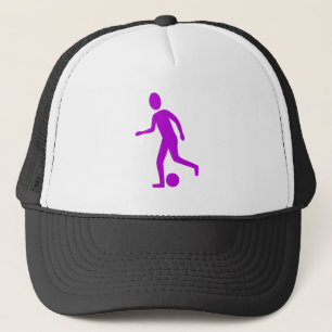 Gorra De Camionero Jugador de fútbol - Púrpura