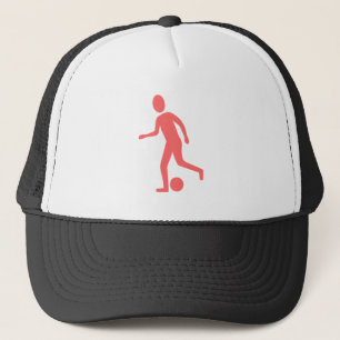 Gorra De Camionero Jugador de fútbol - Rosa tropical