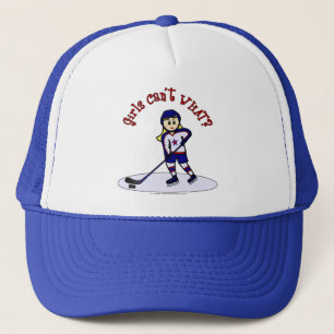 Gorra De Camionero Jugador de hockey Chicas rubios