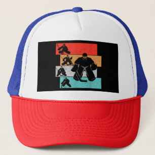 Gorra De Camionero Jugador de hockey sobre hielo
