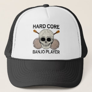 Gorra De Camionero Jugador del banjo del núcleo duro