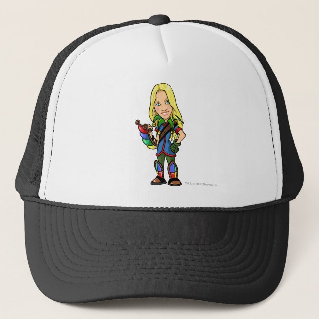 Gorra De Camionero Jugador del personal de la isla de Socktastic Roo (Anverso)