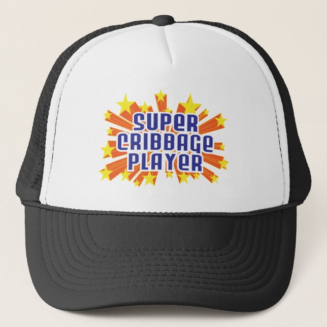 Gorra De Camionero Jugador estupendo de Cribbage (Anverso)