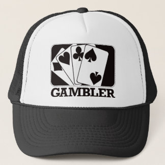 Gorra De Camionero Jugador - negro