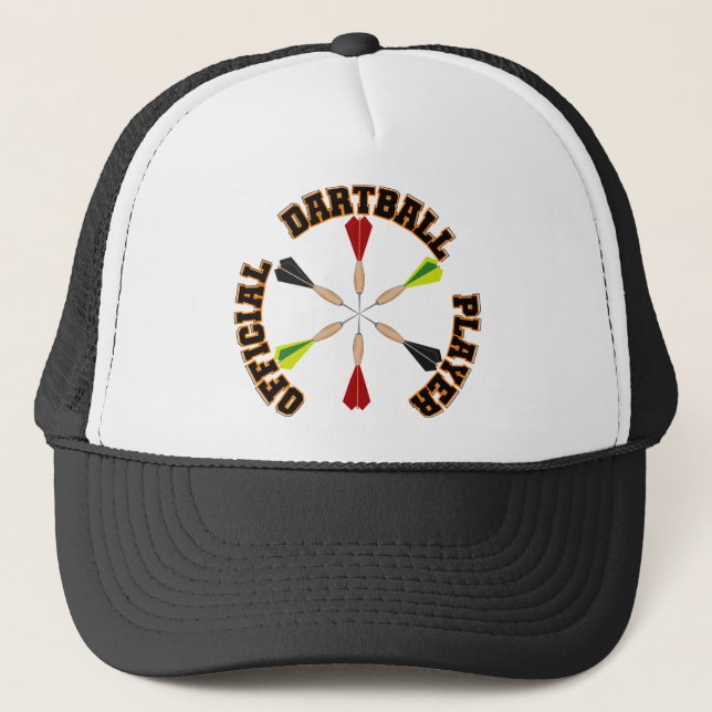 Gorra De Camionero Jugador oficial de Dartball (Anverso)