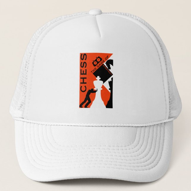 Gorra De Camionero Jugadores De Ajedrez (Anverso)
