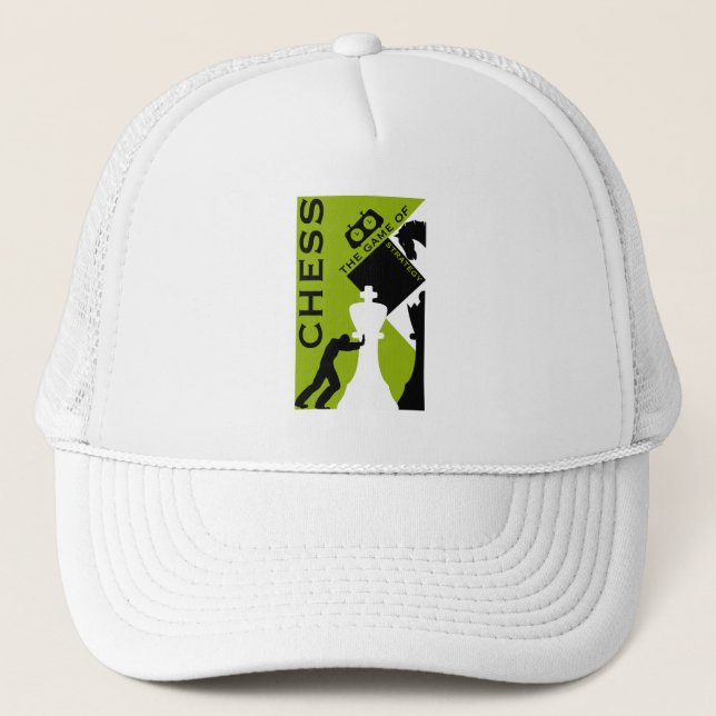Gorra De Camionero Jugadores De Ajedrez (Anverso)