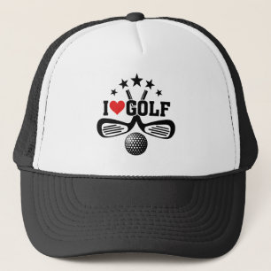Gorra De Camionero Jugadores de golf, I Love Golf