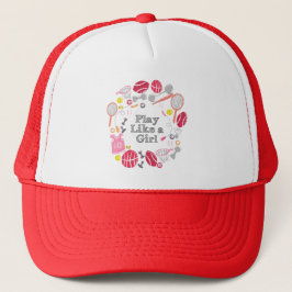 Gorra De Camionero Jugar como un Chica