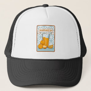 Gorra De Camionero Jugo naranja Marrakesh Marruecos