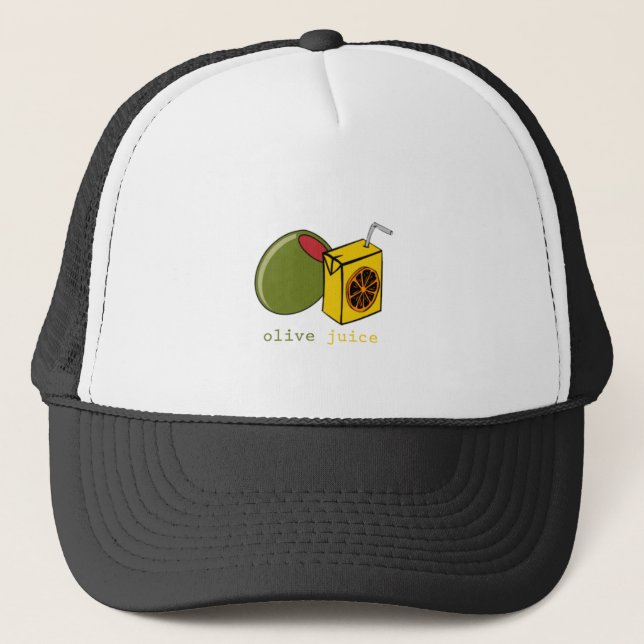 Gorra De Camionero Jugo verde oliva (Anverso)