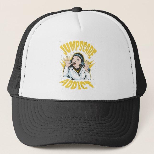 Gorra De Camionero  Jumpscare Addict  (Anverso)