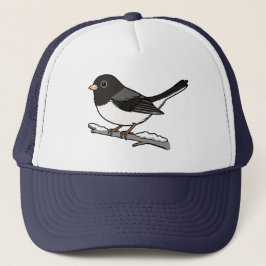 Gorra De Camionero Junco Ojos Oscuros Snowbird