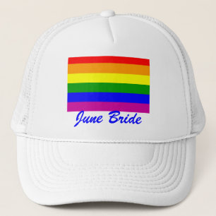 Gorra De Camionero June Bride/Gay Pride