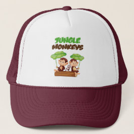 GORRA DE CAMIONERO JUNGLE MONKEYS