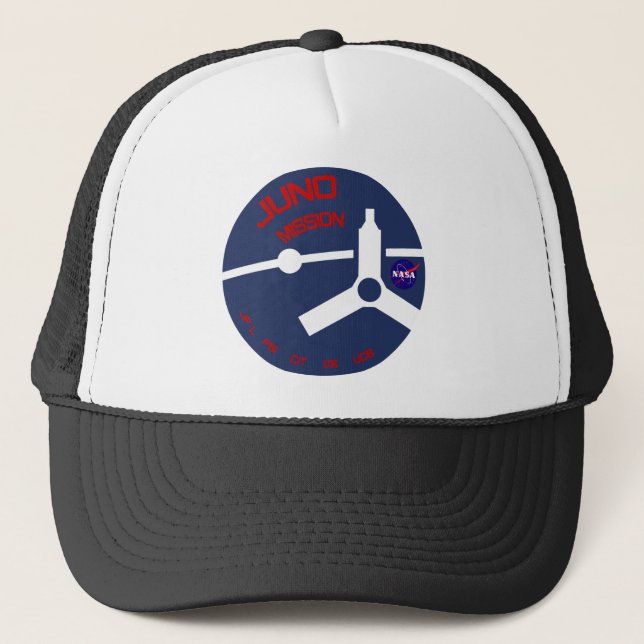 Gorra De Camionero JUNO:  Misión en Júpiter (Anverso)