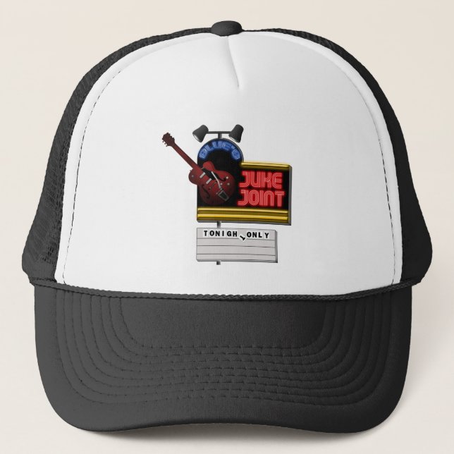 Gorra De Camionero Junta de Juke retra de los azules (Anverso)