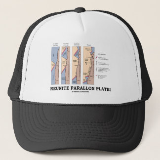 Gorra De Camionero ¡Júntese la placa de Farallon! (Tectónica de