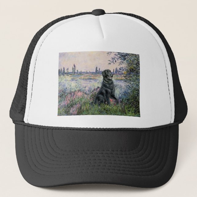Gorra De Camionero Junto al Sena - Retriever de capa plana (Anverso)
