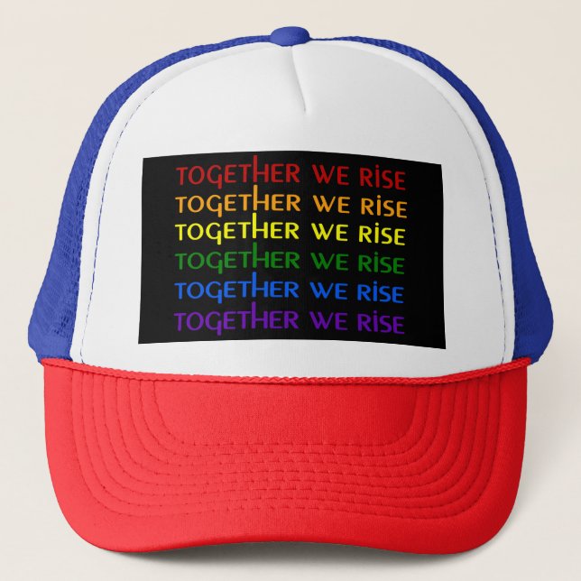 Gorra De Camionero Juntos levantamos el orgullo (Anverso)