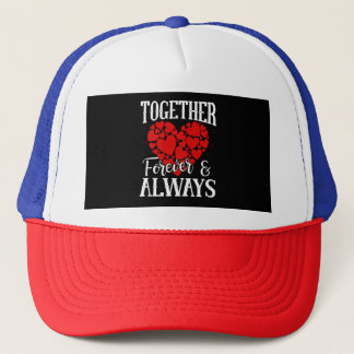 Gorra De Camionero Juntos para siempre - Cita de amor eterna