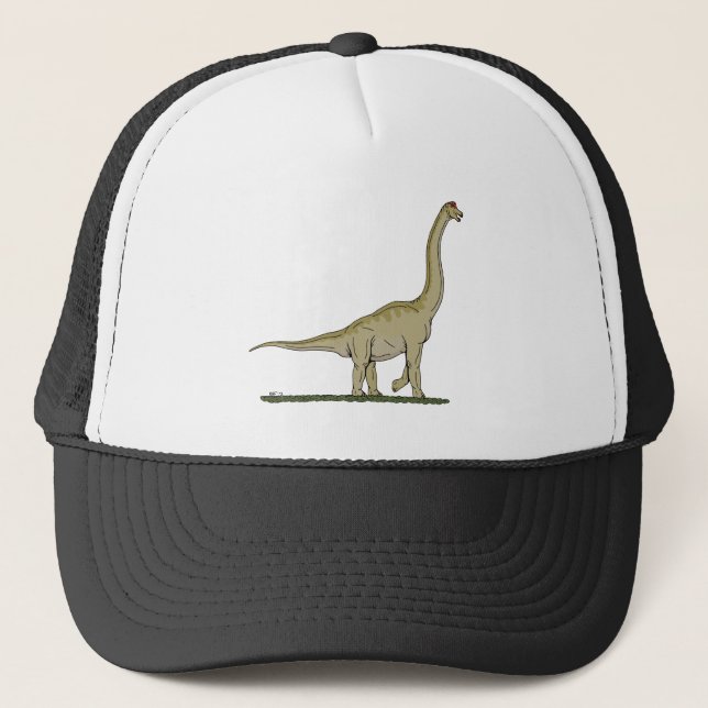 Gorra De Camionero Jurásico Dinosaurio Brachiosauro (Anverso)