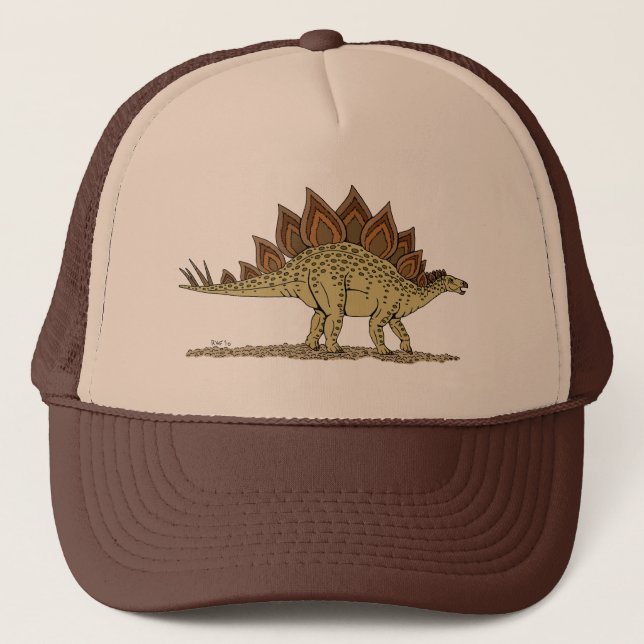 Gorra De Camionero Jurassic Dinosaur Stegosaurus (Anverso)