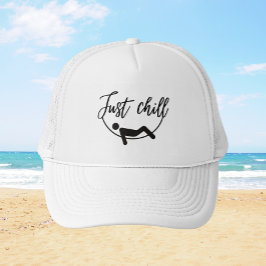 Gorra De Camionero Just Chill - Edición Relax