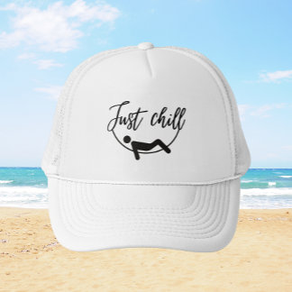 Gorra De Camionero Just Chill - Edición Relax