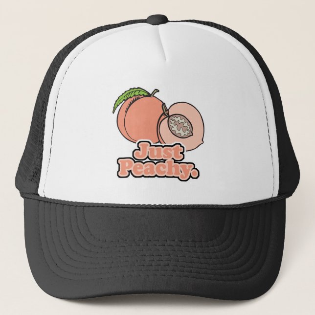 Gorra De Camionero Just Peachy Peach (Anverso)