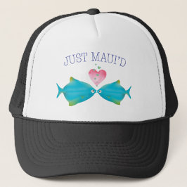 Gorra De Camionero JustMauidBlueFish apenas Maui'd