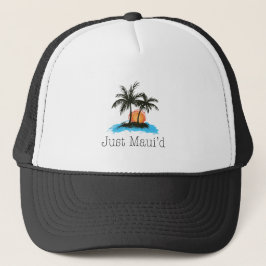 Gorra De Camionero JustMauidTropical apenas Maui'd
