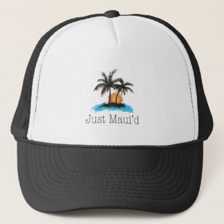Gorra De Camionero JustMauidTropical apenas Maui'd