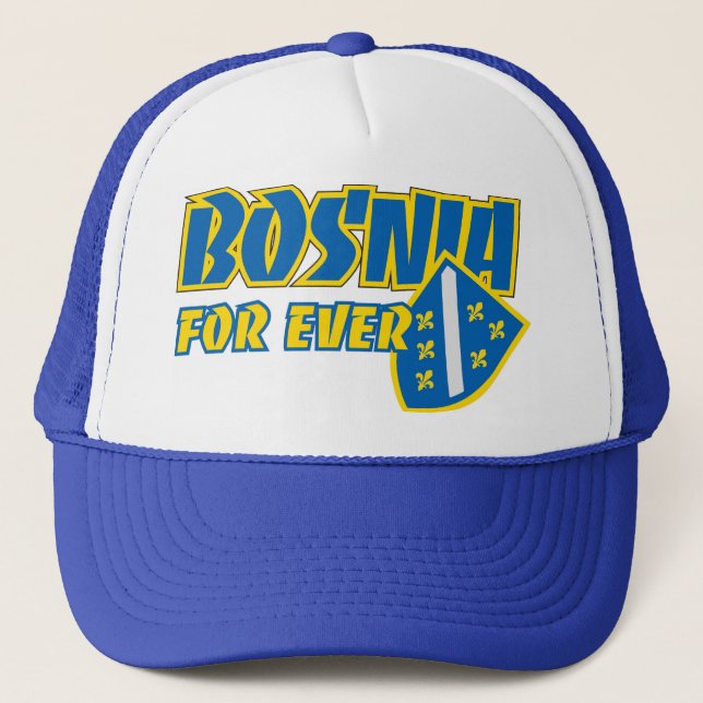 Gorra De Camionero Kacket Bosnia para nunca (Anverso)