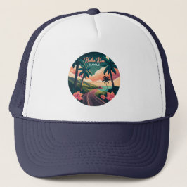 Gorra De Camionero Kailua Kona Hawaii Gran Isla Sunset Retro