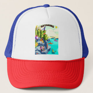 Gorra De Camionero Kaleidoscopio de la belleza de la naturaleza en la