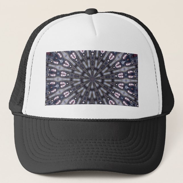GORRA DE CAMIONERO KALEIDOSCOPIO PSICODELIC/RECUERDOS MÍSTICOS (Anverso)